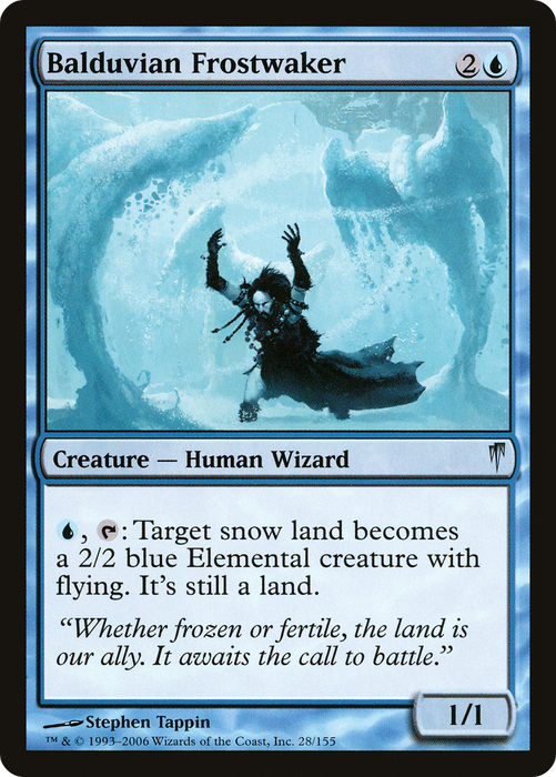 Balduvian Frostwaker (CSP-028) - uncommon - Foil