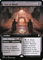 Altar of Bhaal // Bone Offering (CLB-569) - rare: (Extended Art) - Foil