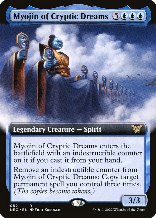 Myojin of Cryptic Dreams (NEC-052) - rare: (Extended Art)