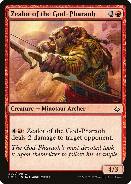 Zealot of the God-Pharaoh (HOU-207) - common