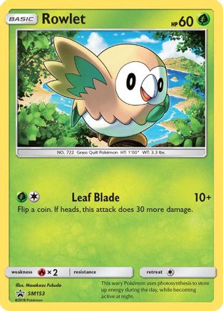 Rowlet (SM153) - SP  - Promo - Holofoil