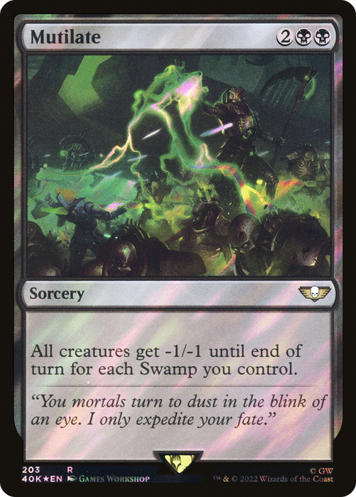 Mutilate (40K-203★) - rare - Foil