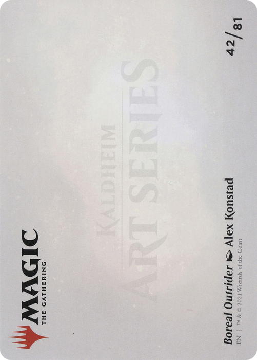 Boreal Outrider // Boreal Outrider (AKHM-042) - common (Borderless)