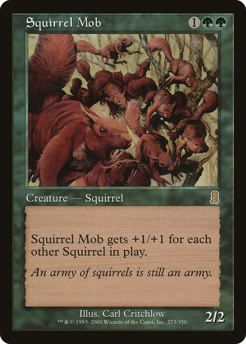 Squirrel Mob (ODY-273) - rare - Foil