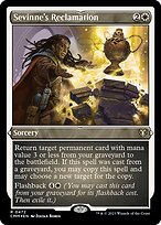 Sevinne's Reclamation (CMM-472) - rare - Etched Foil