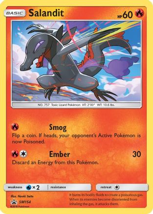 Salandit (SM154) - SP  - Promo - Holofoil