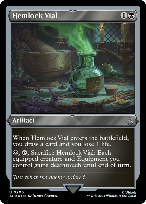 Hemlock Vial (ACR-206) - uncommon - Etched Foil