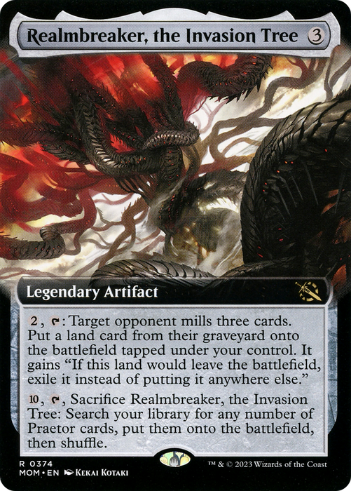 Realmbreaker, the Invasion Tree (MOM-374) - rare: (Extended Art)