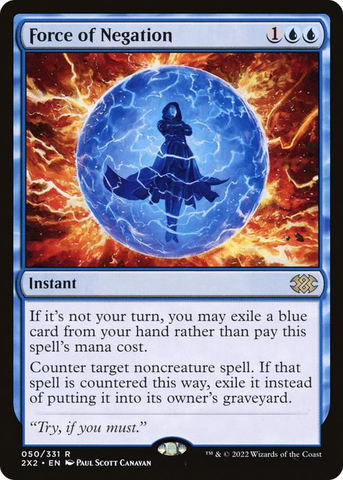 Force of Negation (2X2-050) - rare
