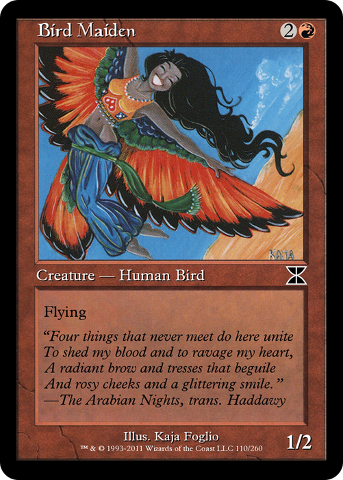 Bird Maiden (ME4-110) - common - Foil