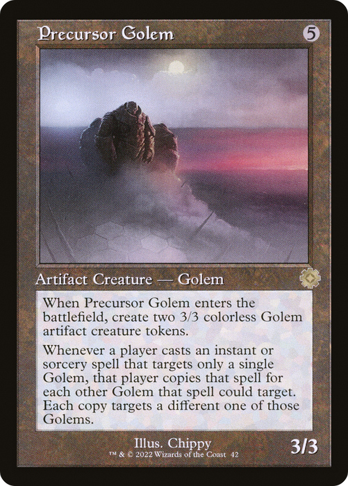 Precursor Golem (BRR-042) - rare