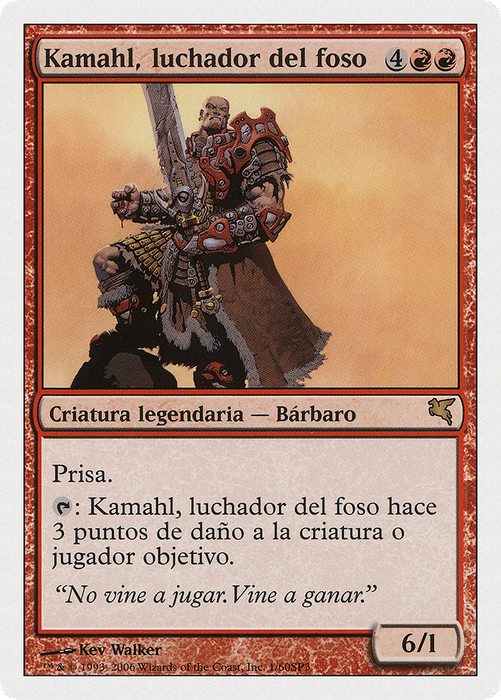 Kamahl, Pit Fighter (PSAL-0I1) - rare