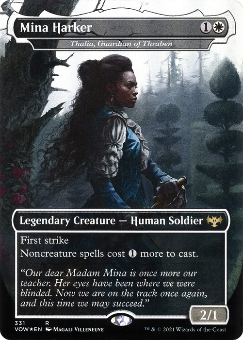 Thalia, Guardian of Thraben (VOW-331) - rare / Mina Harker (Borderless)