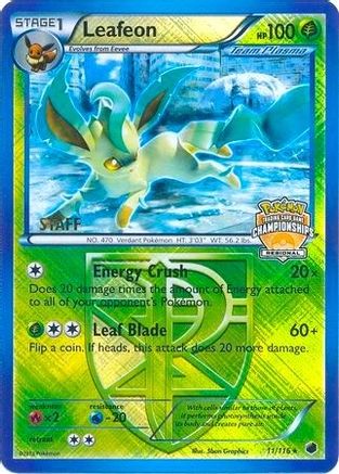 Leafeon (011/116) - LCC  - Promo - Reverse Holofoil