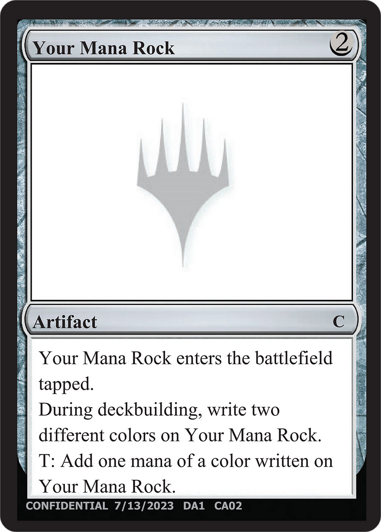 Your Mana Rock (UNK-CA02B) - common