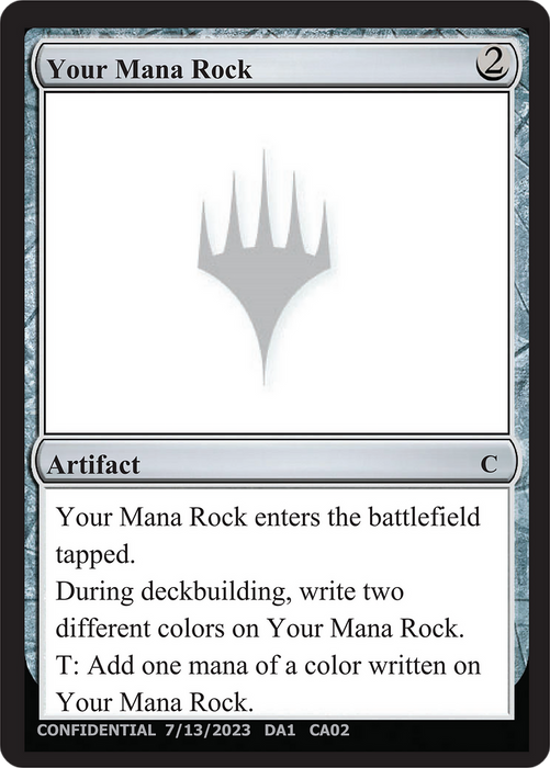 Your Mana Rock (UNK-CA02B) - common