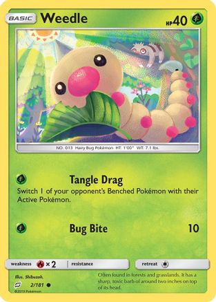 Weedle (2) (002/181) - STU  - Common