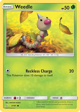 Weedle (3) (003/181) - STU  - Common