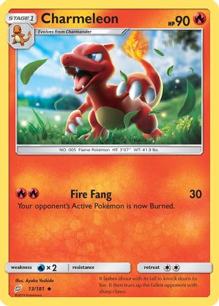 Charmeleon (013/181) - STU  - Uncommon - Reverse Holofoil