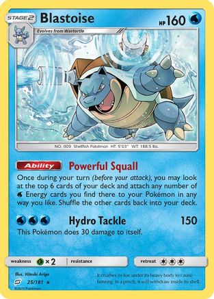 Blastoise (025/181) - STU  - Rare