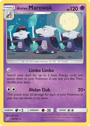 Alolan Marowak (064/181) - STU  - Rare