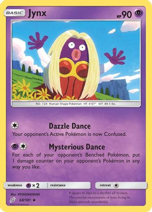 Jynx (068/181) - STU  - Uncommon - Reverse Holofoil