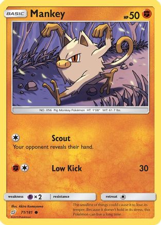 Mankey (071/181) - STU  - Common