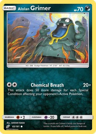 Alolan Grimer (083/181) - STU  - Common - Reverse Holofoil