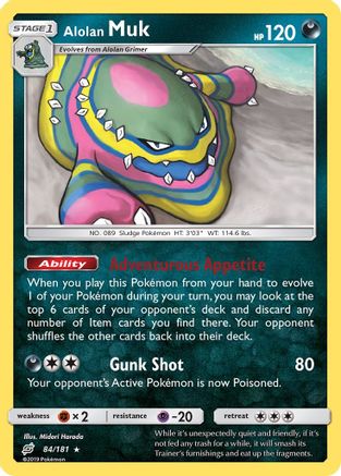 Alolan Muk (084/181) - STU  - Rare