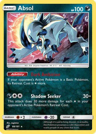 Absol (088/181) - STU  - Holo Rare - Holofoil