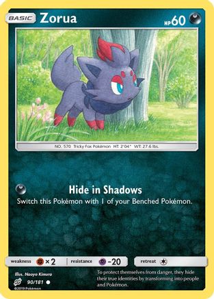 Zorua (090/181) - STU  - Common - Reverse Holofoil