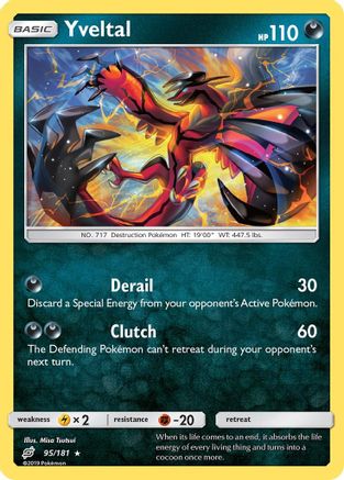 Yveltal (095/181) - STU  - Holo Rare - Reverse Holofoil