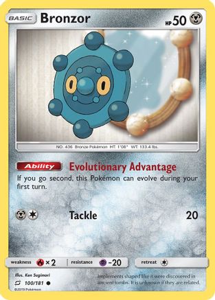 Bronzor (100/181) - STU  - Common - Reverse Holofoil