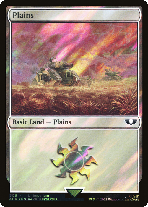 Plains (40K-306★) - common - Foil