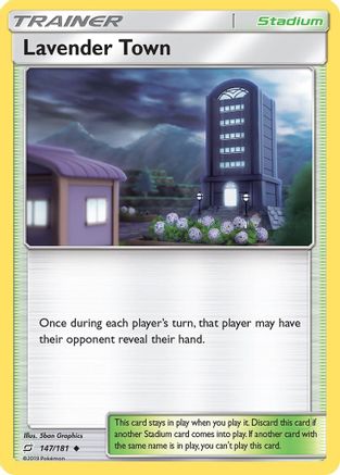 Lavender Town (147) - STU  - Uncommon - Reverse Holofoil