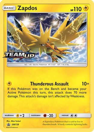 Zapdos (SM159) - SP  - Promo - Holofoil