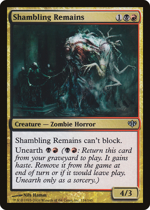 Shambling Remains (CON-124) - uncommon - Foil