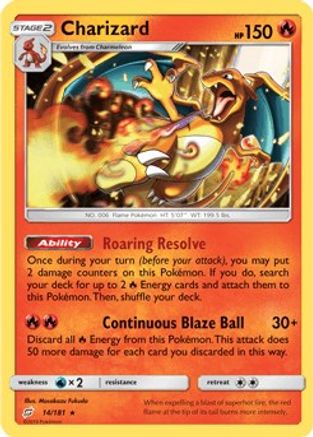 Charizard (014/181) - DE  - Holo Rare - Holofoil