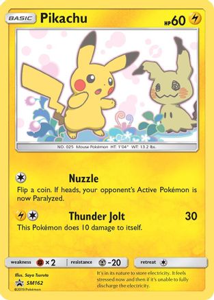 Pikachu (SM162) - SP  - Promo - Holofoil