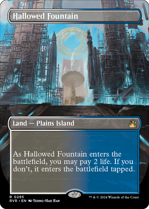 Hallowed Fountain (RVR-295) - rare (Borderless) - Foil