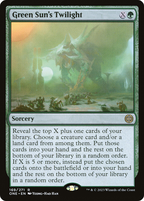 Green Sun's Twilight (ONE-169) - rare - Foil
