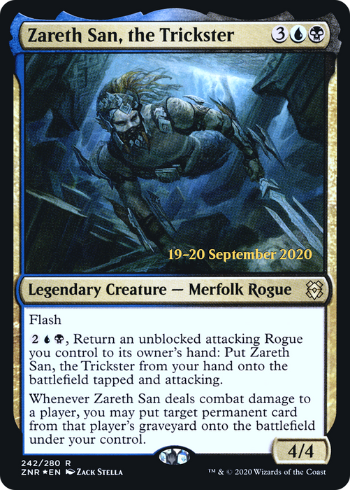 Zareth San, the Trickster (PRE-242S) - rare - Foil