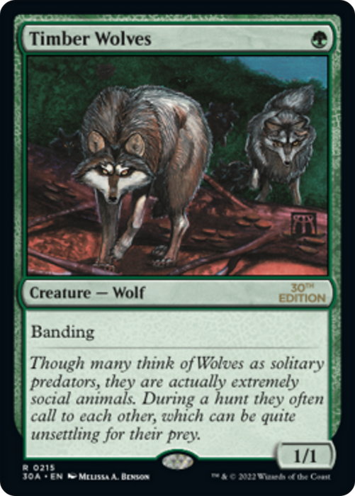 Timber Wolves (30A-215) - rare