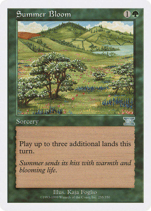 Summer Bloom (6ED-255) - uncommon