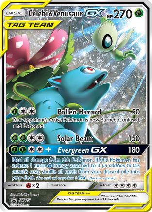 Celebi & Venusaur GX (SM167) - SP  - Promo - Holofoil
