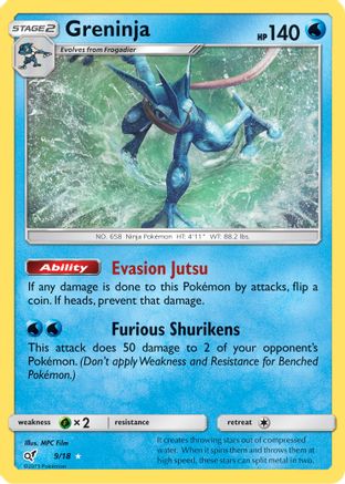 Greninja (009/18) - DP  - Holo Rare - Holofoil