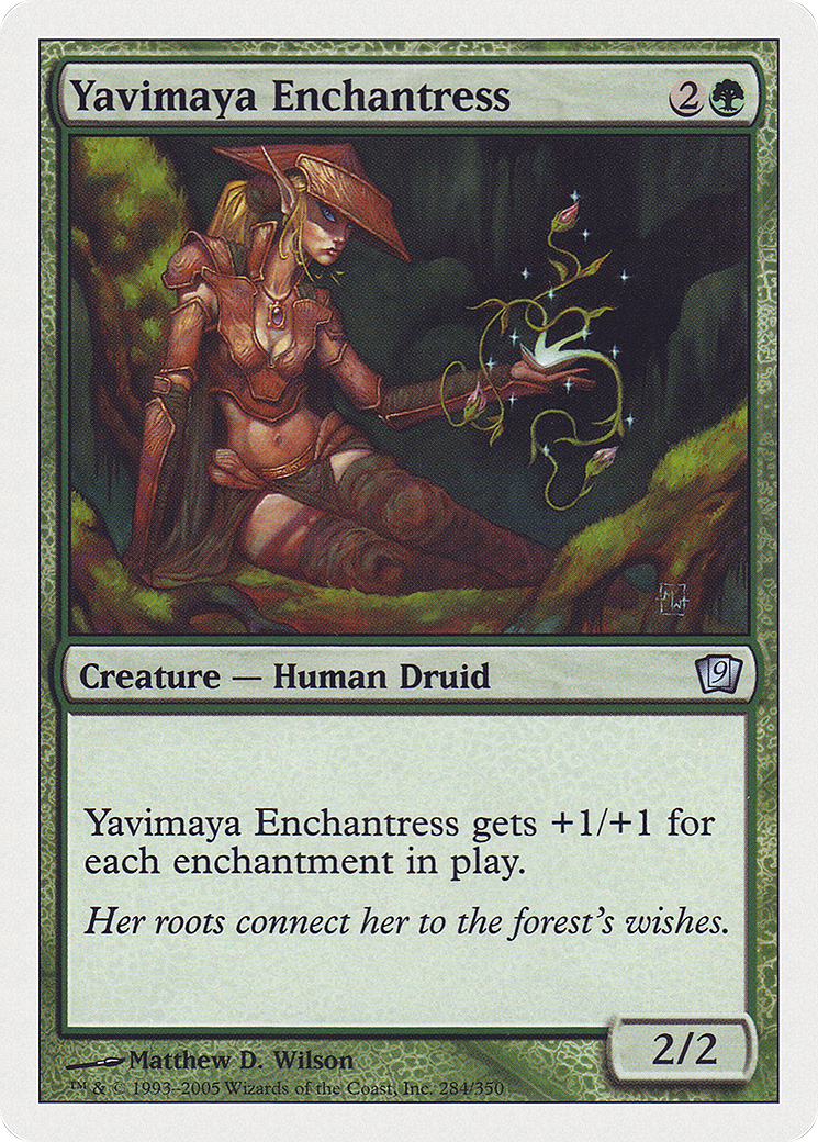 Yavimaya Enchantress (9ED-284) - uncommon