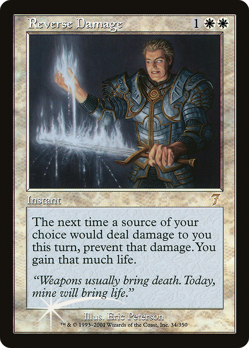 Reverse Damage (7ED-34★) - rare - Foil