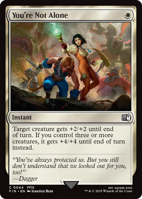 You're Not Alone (FIN-044) - common - Foil