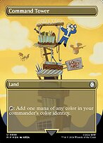 Command Tower (PIP-888) - uncommon (Borderless) - Foil